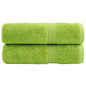 Premium Washandjes Solund 4 Stuks 600 G/M² Appelgroen