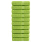 Premium Washandjes Solund 4 Stuks 600 G/M² Appelgroen