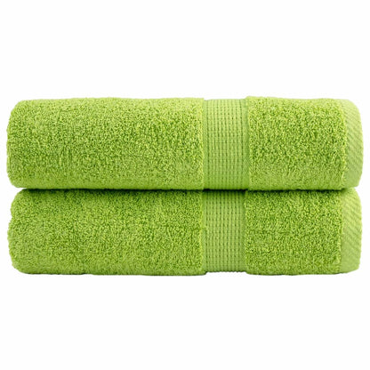 Premium Washandjes Solund 4 Stuks 600 G/M² Appelgroen