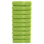 Premium Washandjes Solund 4 Stuks 600 G/M² Appelgroen