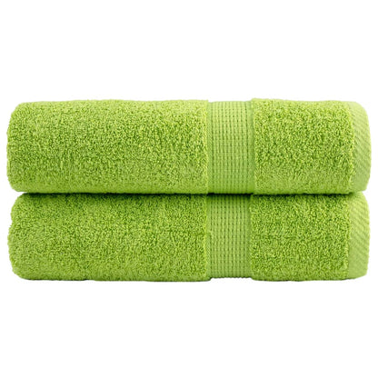 Premium Washandjes Solund 4 Stuks 600 G/M² Appelgroen