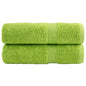 Premium Washandjes Solund 4 Stuks 600 G/M² Appelgroen