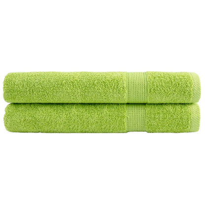 Premium Washandjes Solund 4 Stuks 600 G/M² Appelgroen