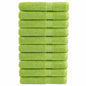 Premium Washandjes Solund 4 Stuks 600 G/M² Appelgroen
