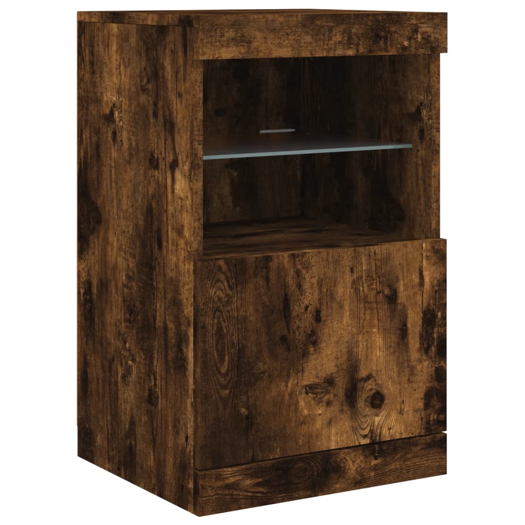 Dressoir Met Led-Verlichting 41X37X67 Cm Kleurig