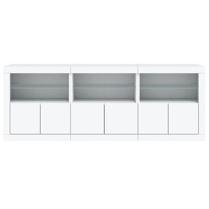 Dressoir Met Led-Verlichting 181,5X37X67 Cm
