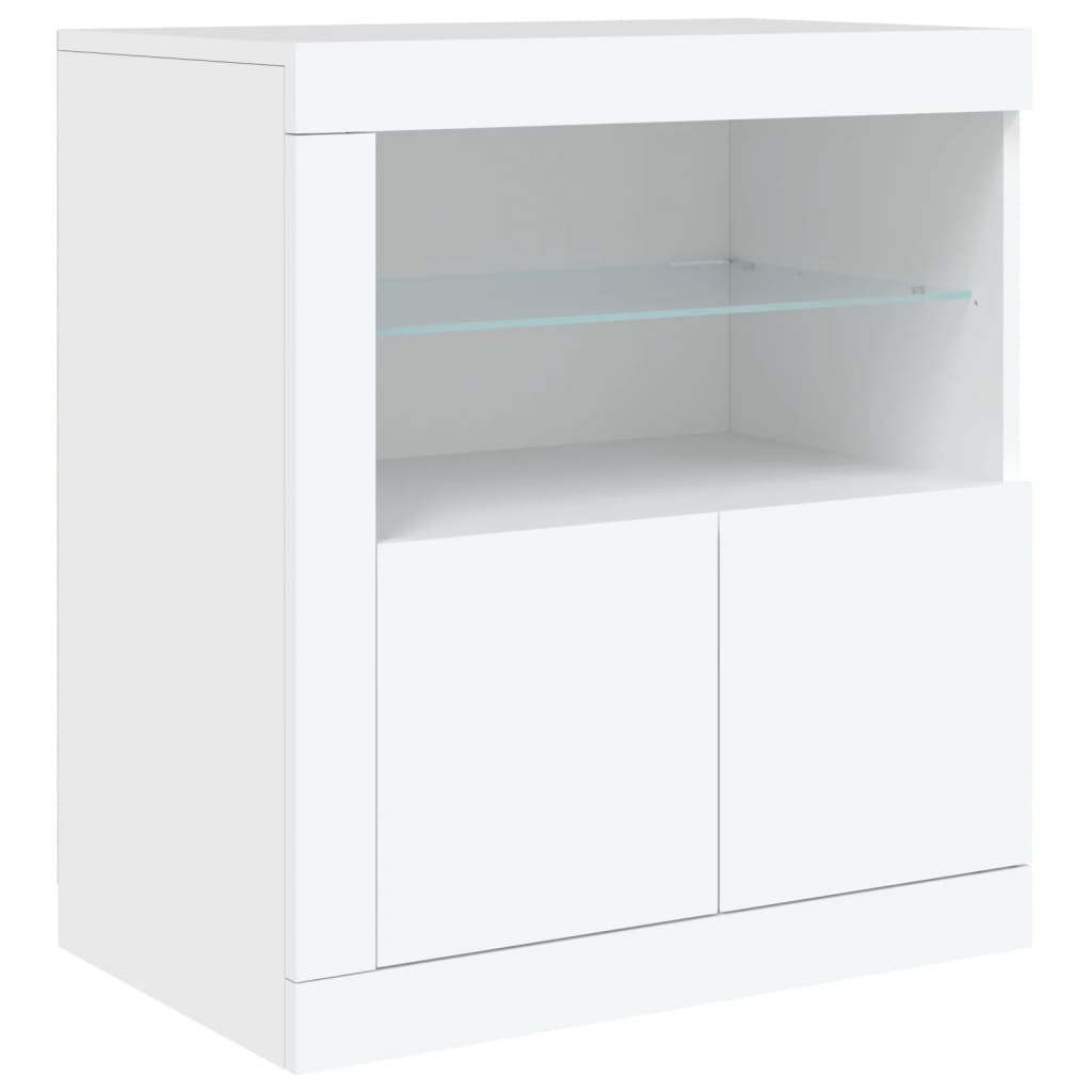 Dressoir Met Led-Verlichting 181,5X37X67 Cm