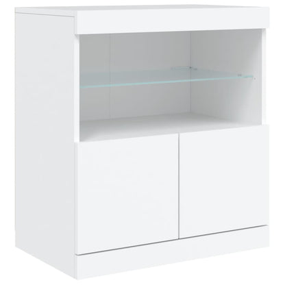Dressoir Met Led-Verlichting 181,5X37X67 Cm