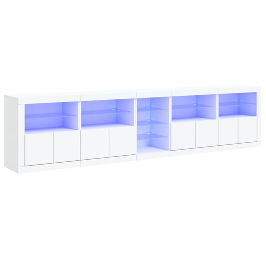 Dressoir Met Led-Verlichting 283X37X67 Cm