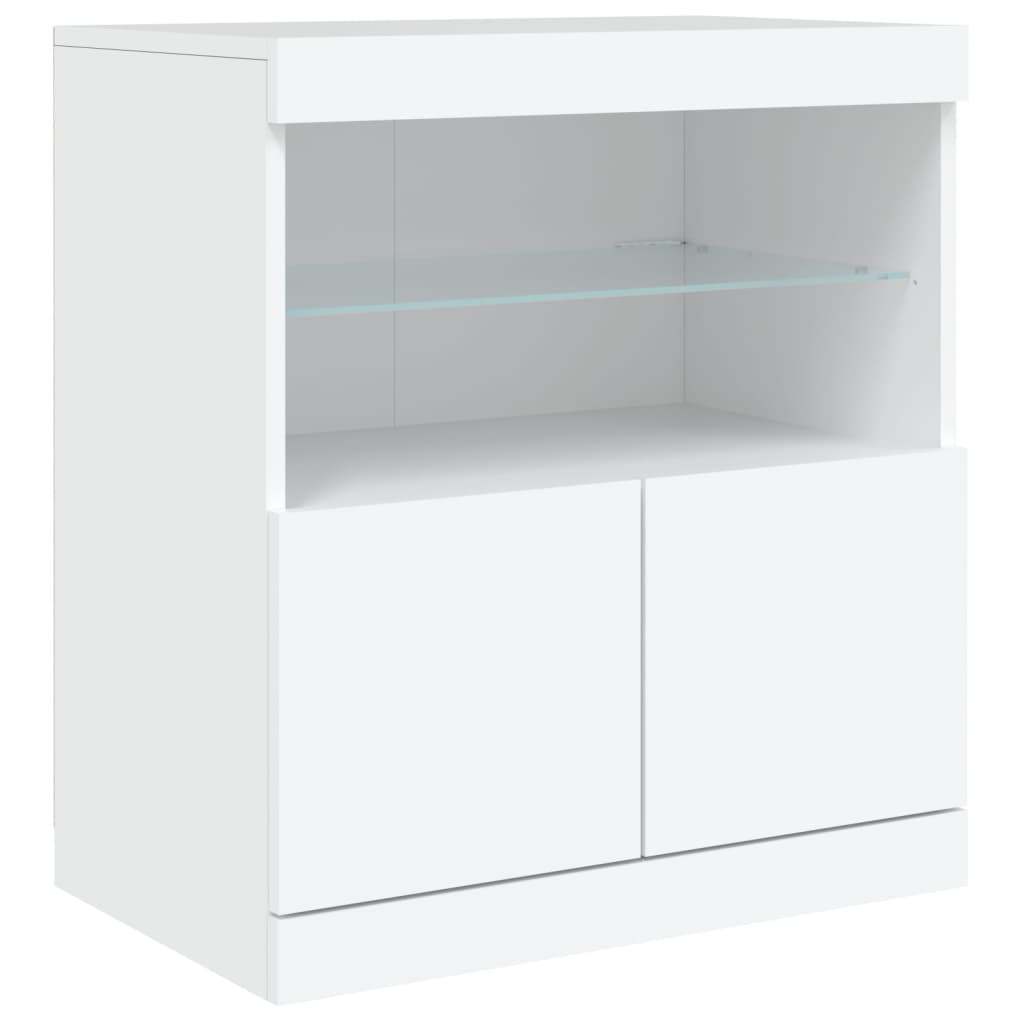 Dressoir Met Led-Verlichting 283X37X67 Cm