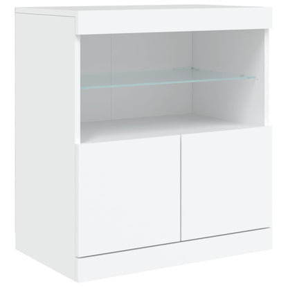 Dressoir Met Led-Verlichting 283X37X67 Cm