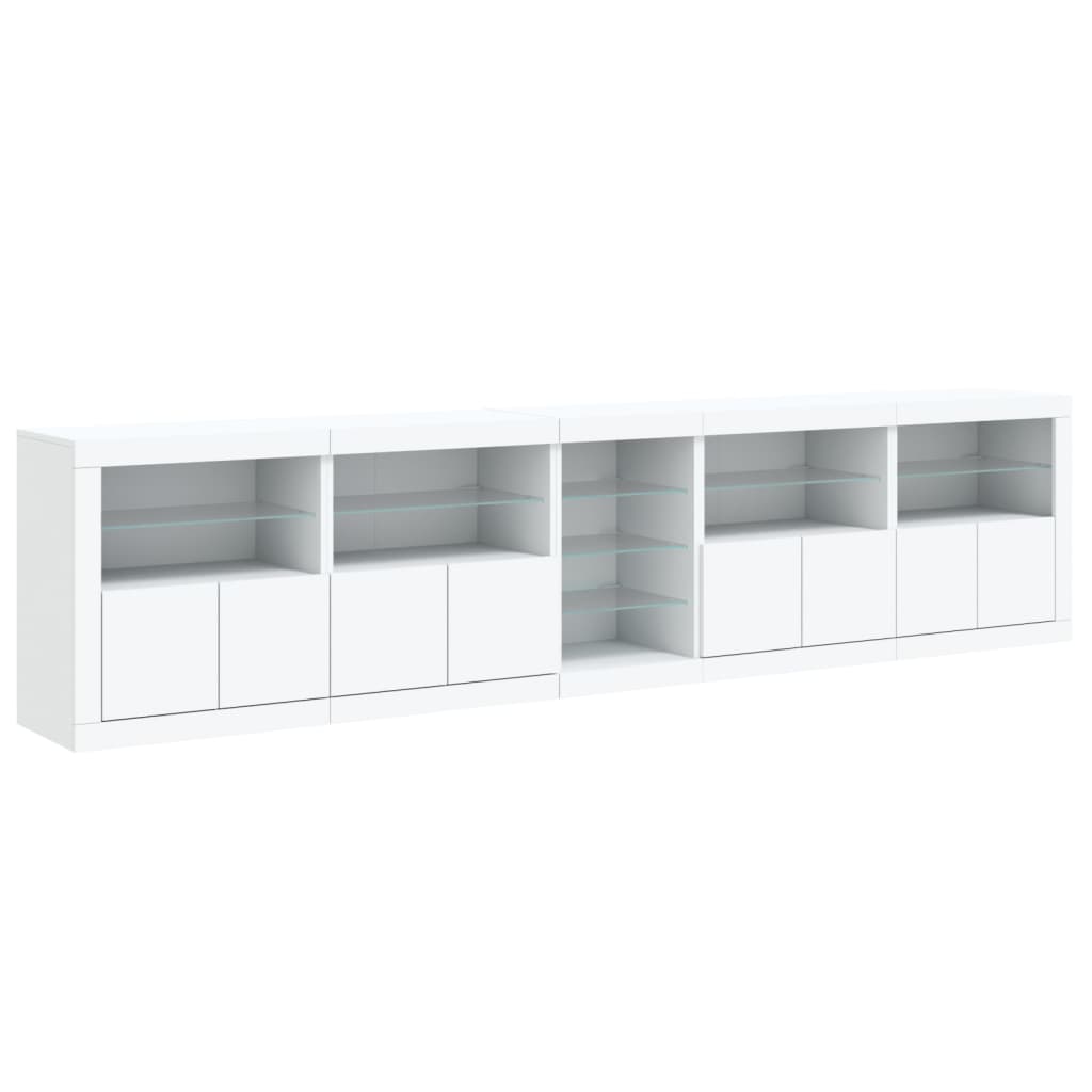 Dressoir Met Led-Verlichting 283X37X67 Cm