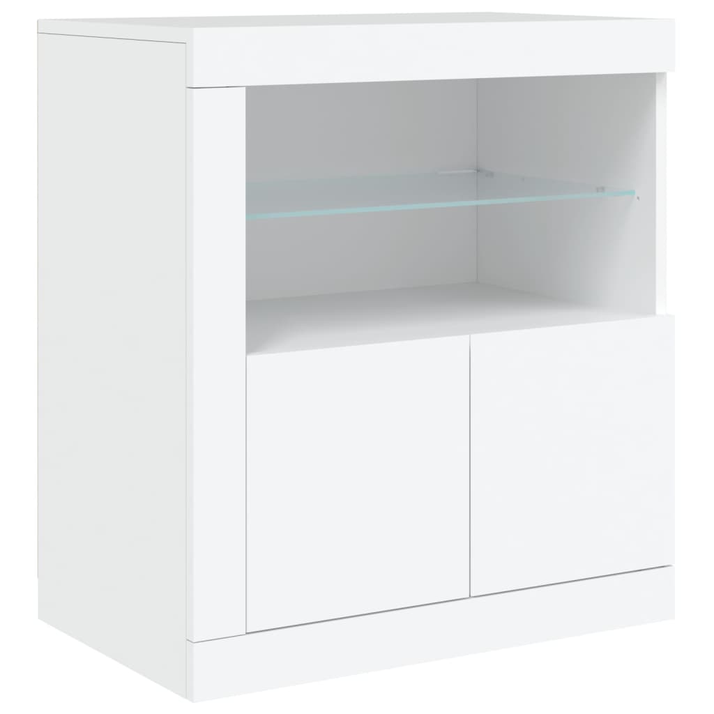 Dressoir Met Led-Verlichting 162X37X67 Cm
