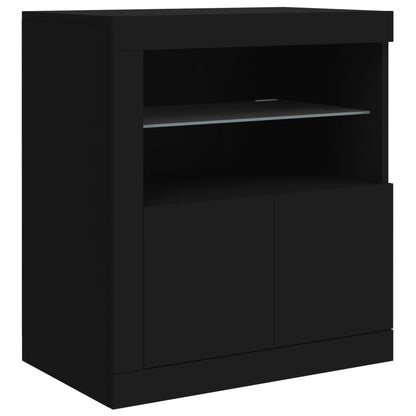 Dressoir Met Led-Verlichting 181,5X37X67 Cm
