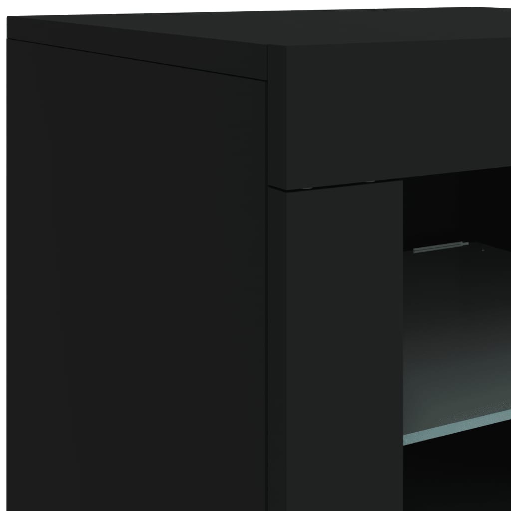 Dressoir Met Led-Verlichting 181,5X37X67 Cm