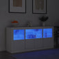 Dressoir Met Led-Verlichting 142,5X37X67 Cm