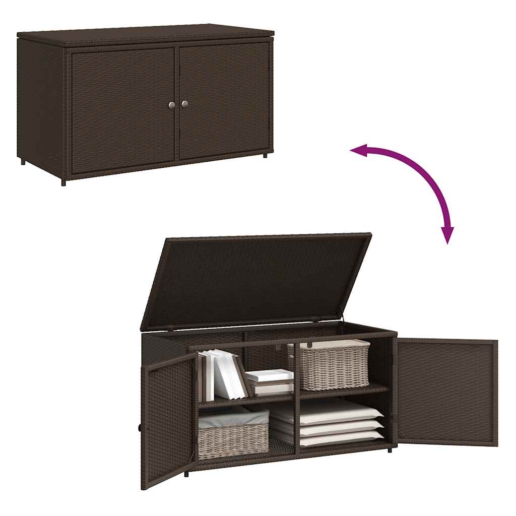 Tuinkast 110X55X60,5 Cm Poly Rattan