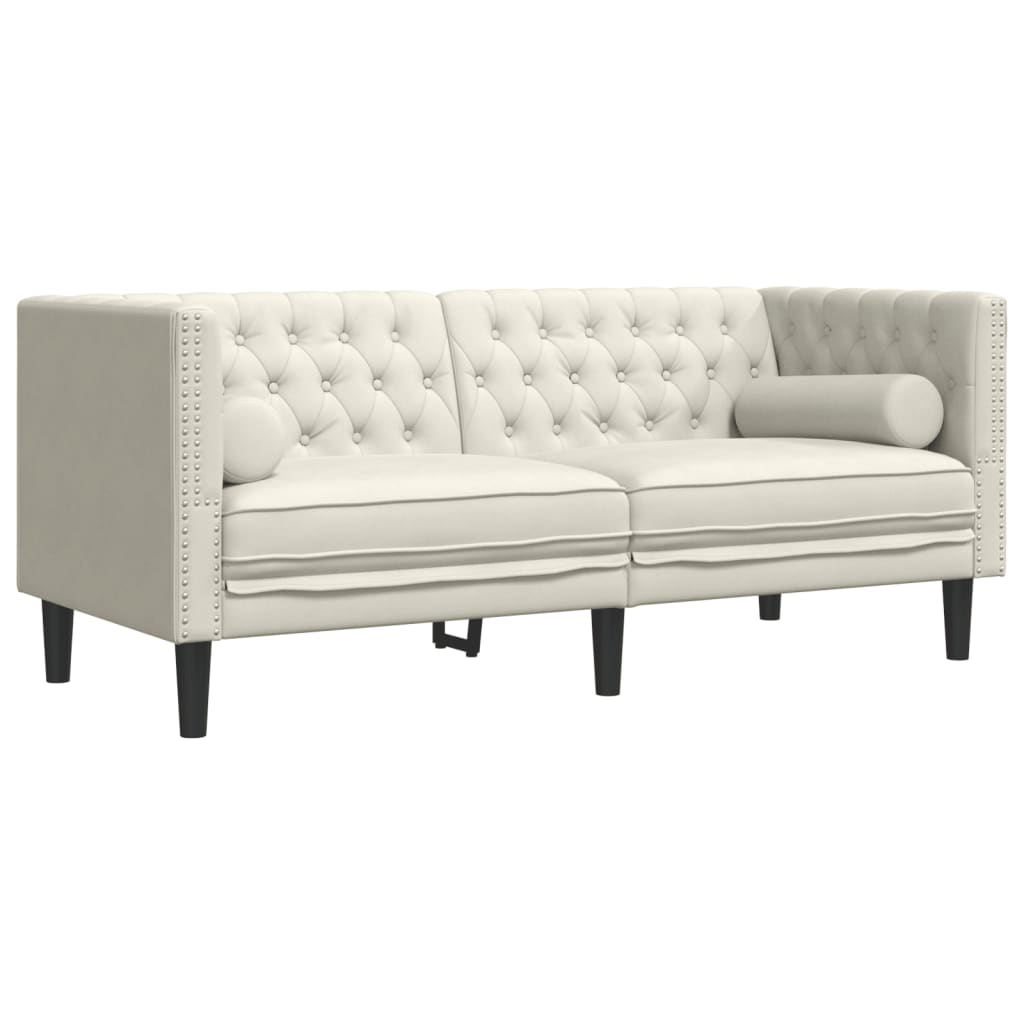 3-Delige Loungeset Chesterfield Met Bolsters Fluweel Kleur
