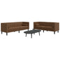 2-Delige Loungeset Chesterfield Met Bolsters Fluweel