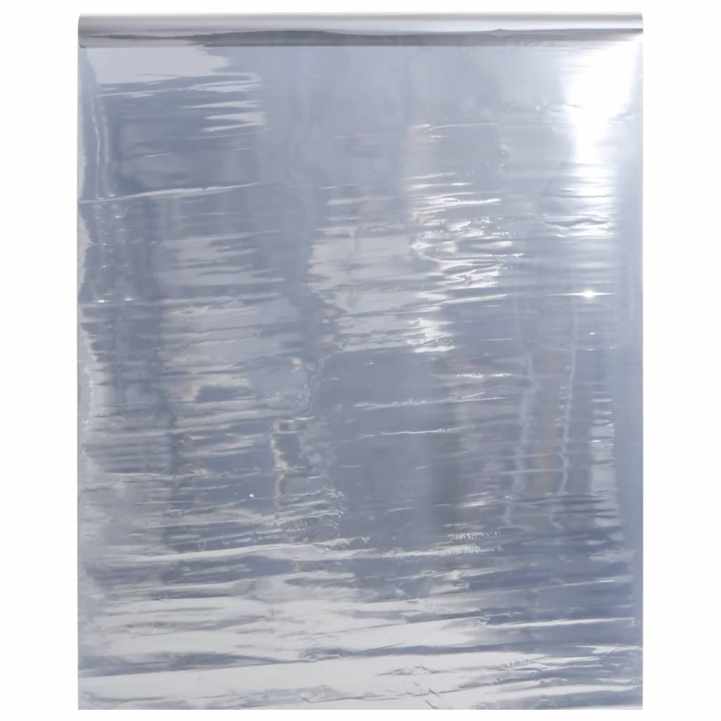 Statisch Reflecterend Zonnevensterfolie Zilver 90 X 1000 Cm Pvc