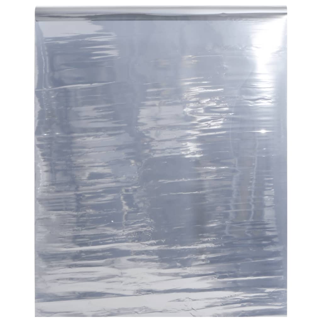 Statisch Reflecterend Zonnevensterfolie Zilver 90 X 1000 Cm Pvc