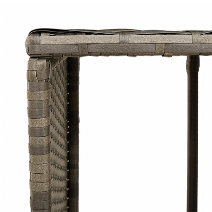 Hottub-Ombouw Poly Rattan Massief Acaciahout