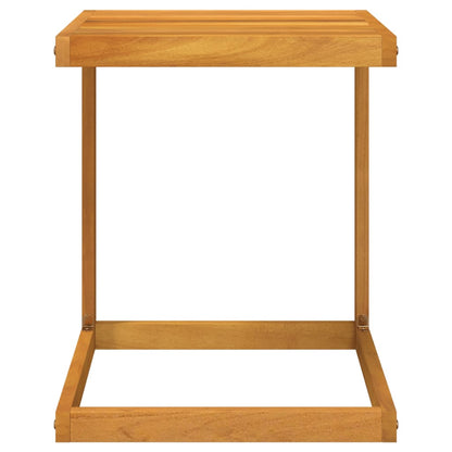 Bijzettafel C-Vormig 42X40X50 Cm Massief Acaciahout