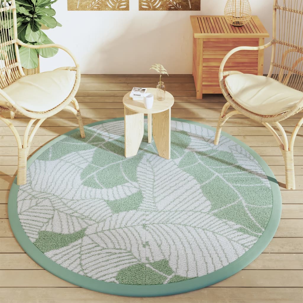 Buitenkleed Arakil Ø160 Cm Polypropeen Groen Blad