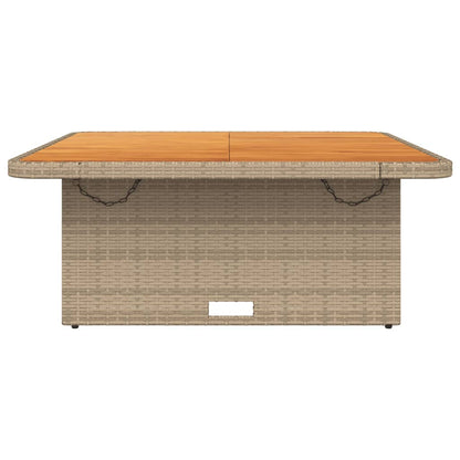 Tuintafel Poly Rattan En Acaciahout