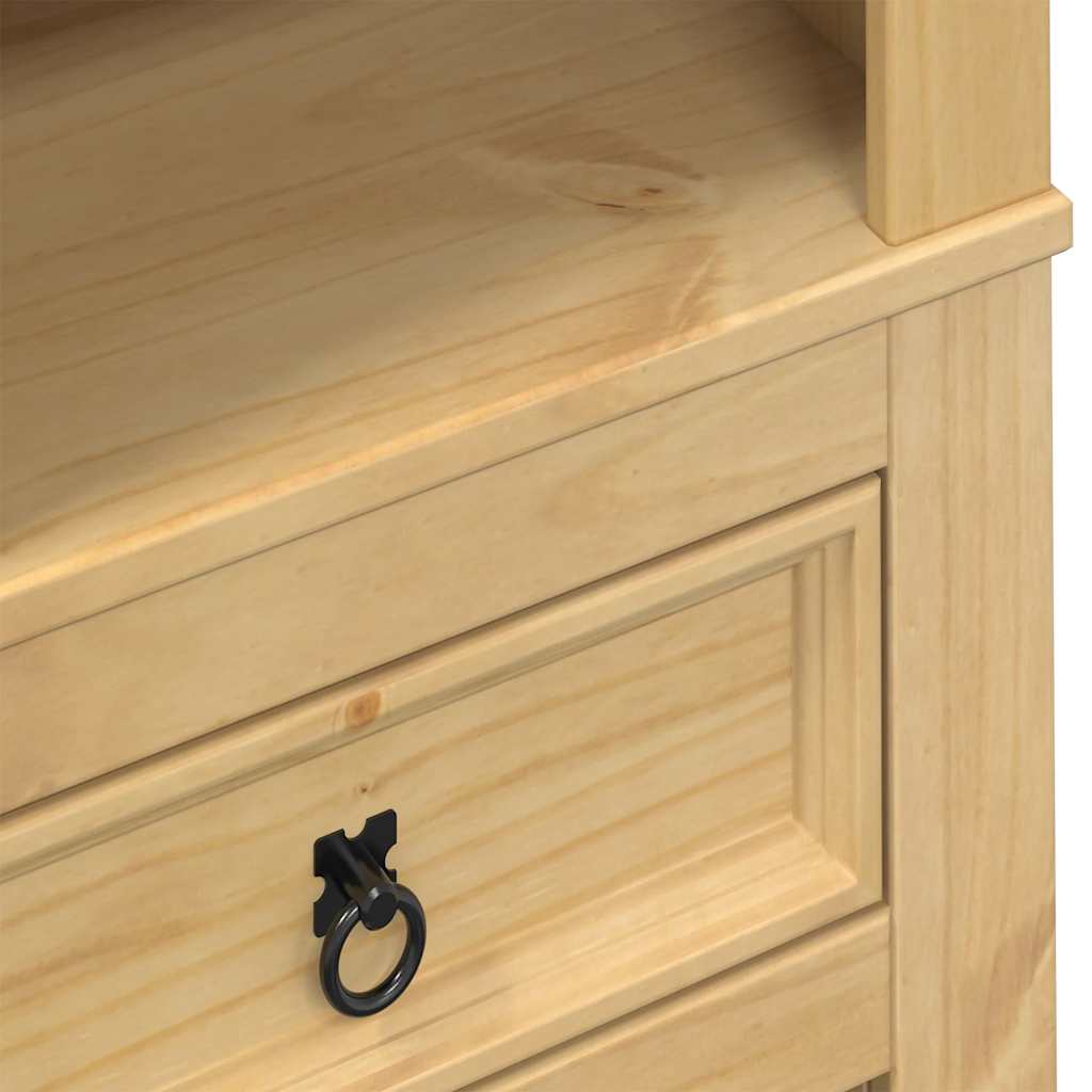 Wijnrek Corona 56X35X134,5 Cm Massief Grenenhout Hek