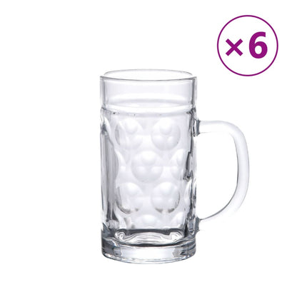 Bierpullen Met Handvat 6 St Glas