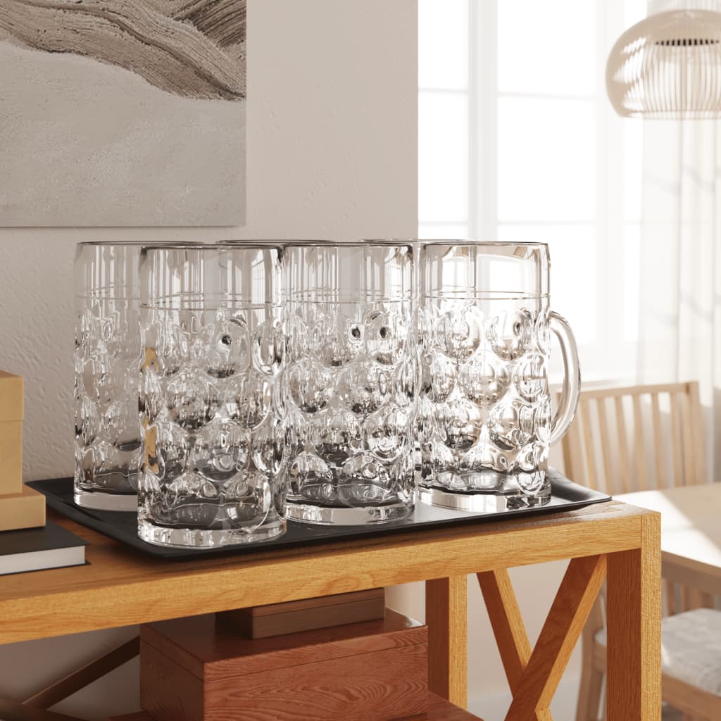 Bierpullen Met Handvat 6 St Glas