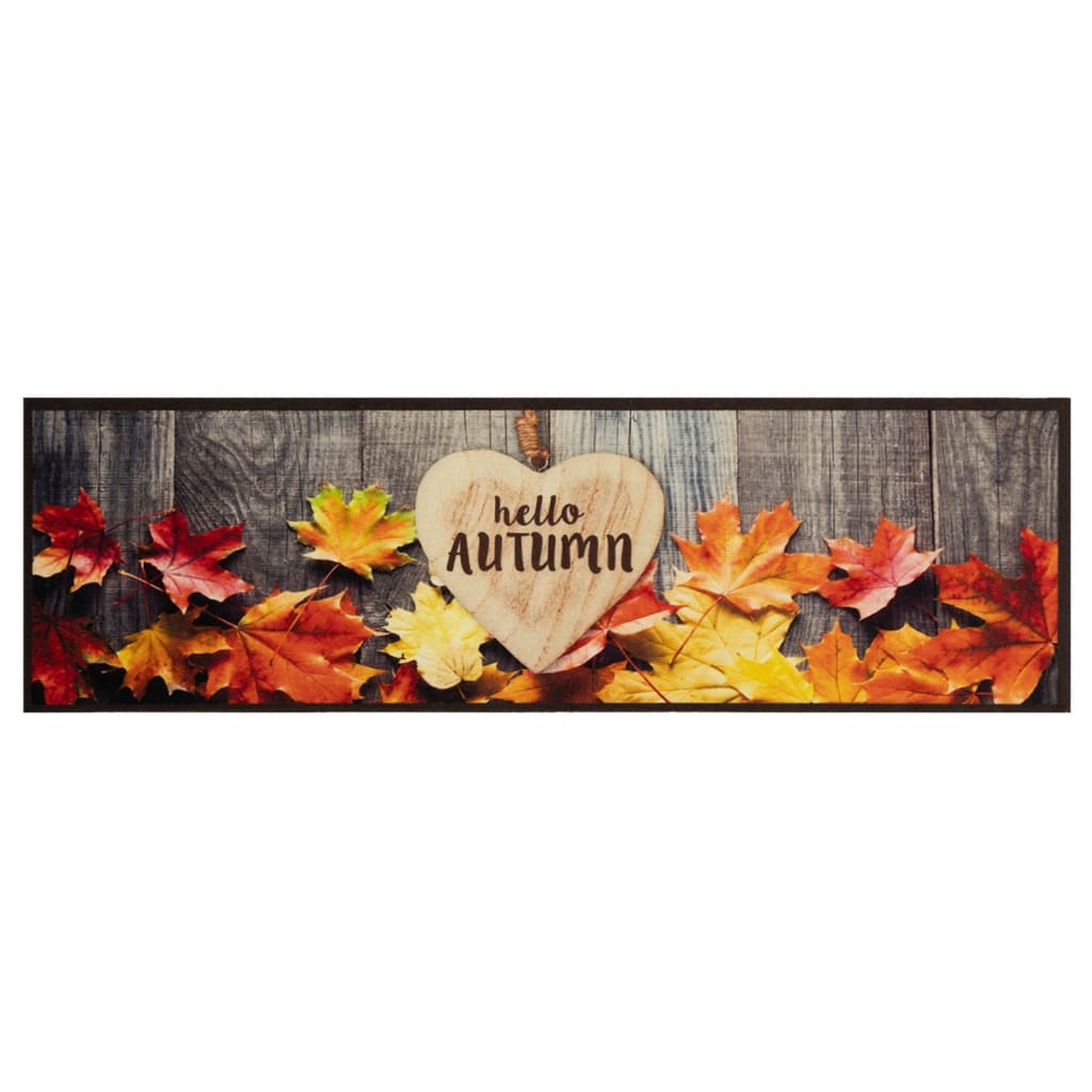 Keukenmat Wasbaar Print Fluweel Herfst