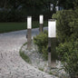 Bolderverlichting Met Stopcontact 3 Stuks 50 Cm Rvs Ip44