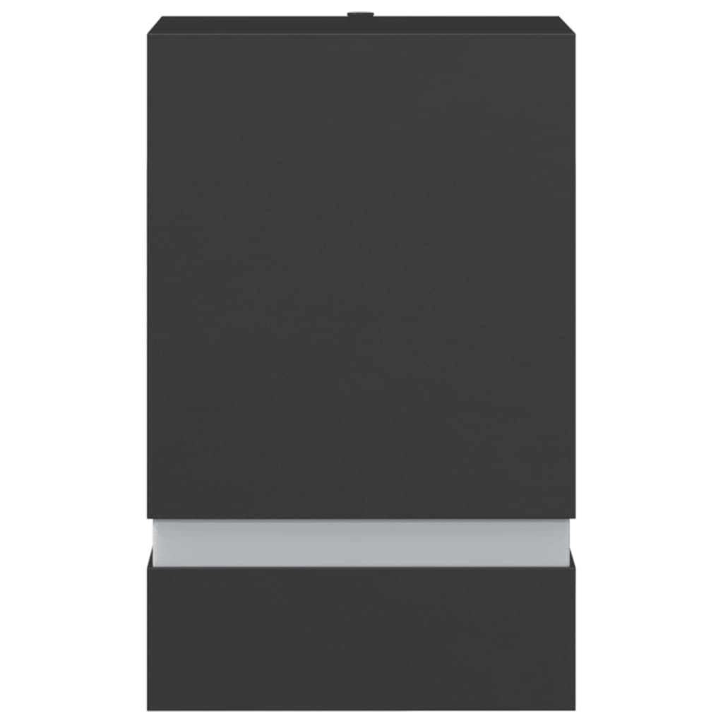 Buitenwandlamp Roestvrij Staal Zwart