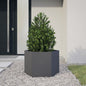 Plantenbak Zeshoek Staal Antracietkleurig