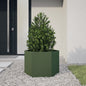 Plantenbak Zeshoek Staal Antracietkleurig