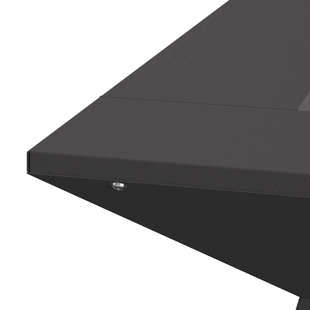 Vuurkorf Zwart Koudgewalst Staal