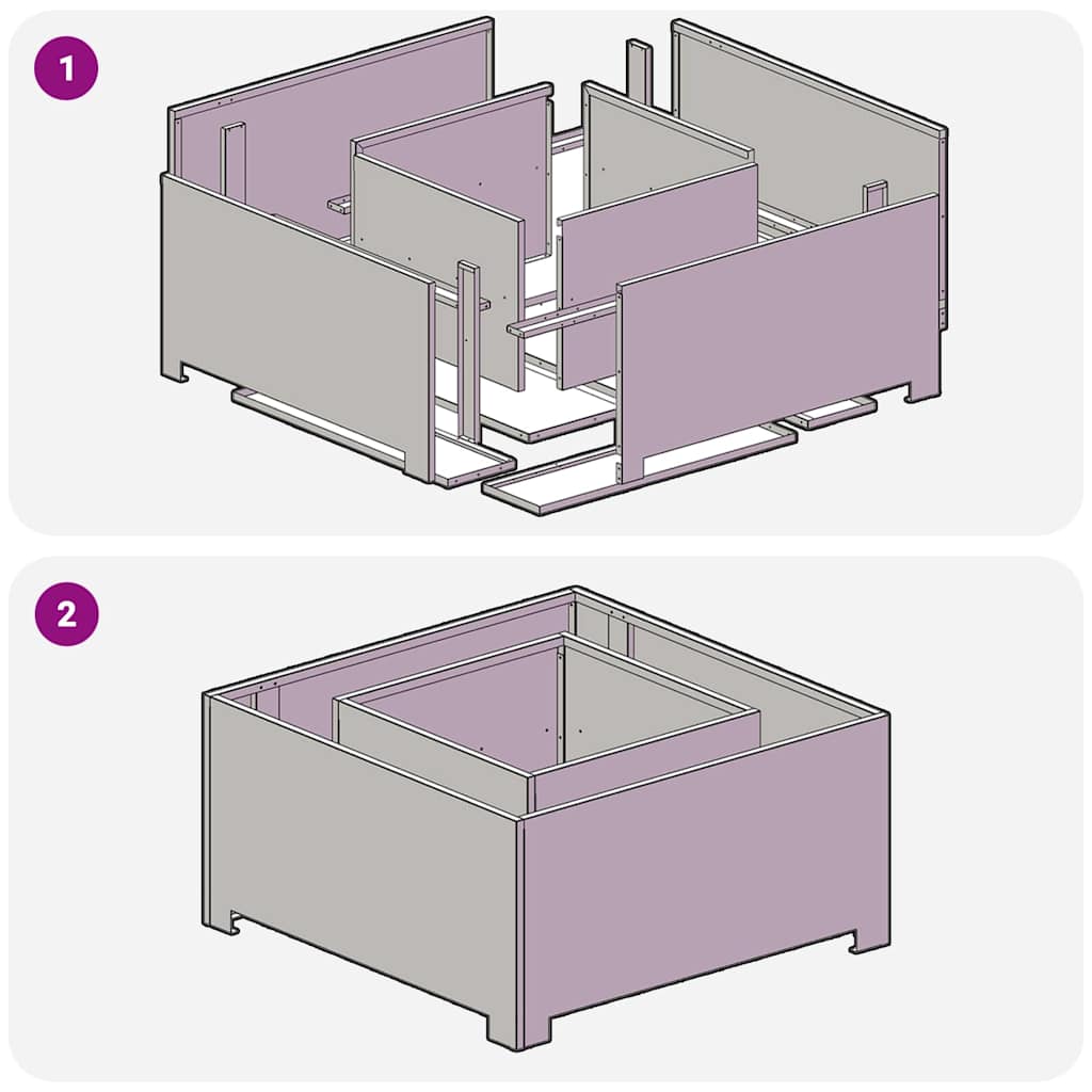 Vuurkorf Zwart Koudgewalst Staal