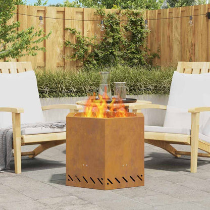 Rookloze Vuurschaal Zwart Staal