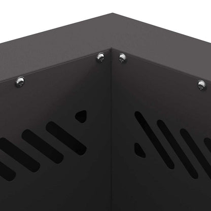 Rookloze Vuurschaal Zwart Staal