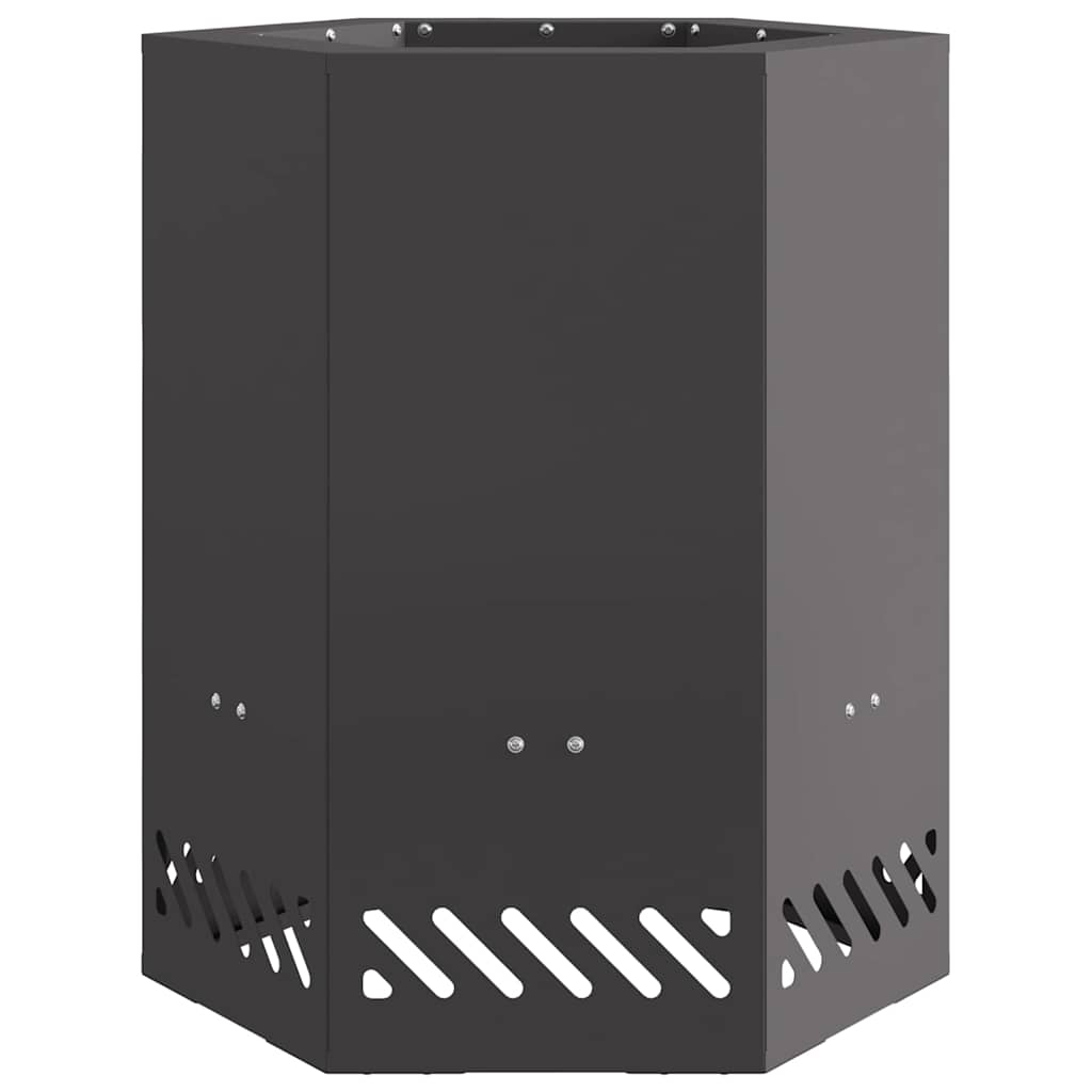 Rookloze Vuurschaal Zwart Staal