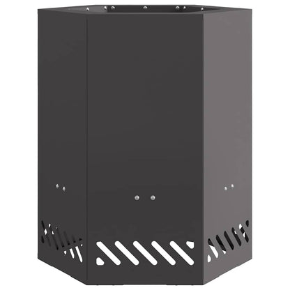 Rookloze Vuurschaal Zwart Staal