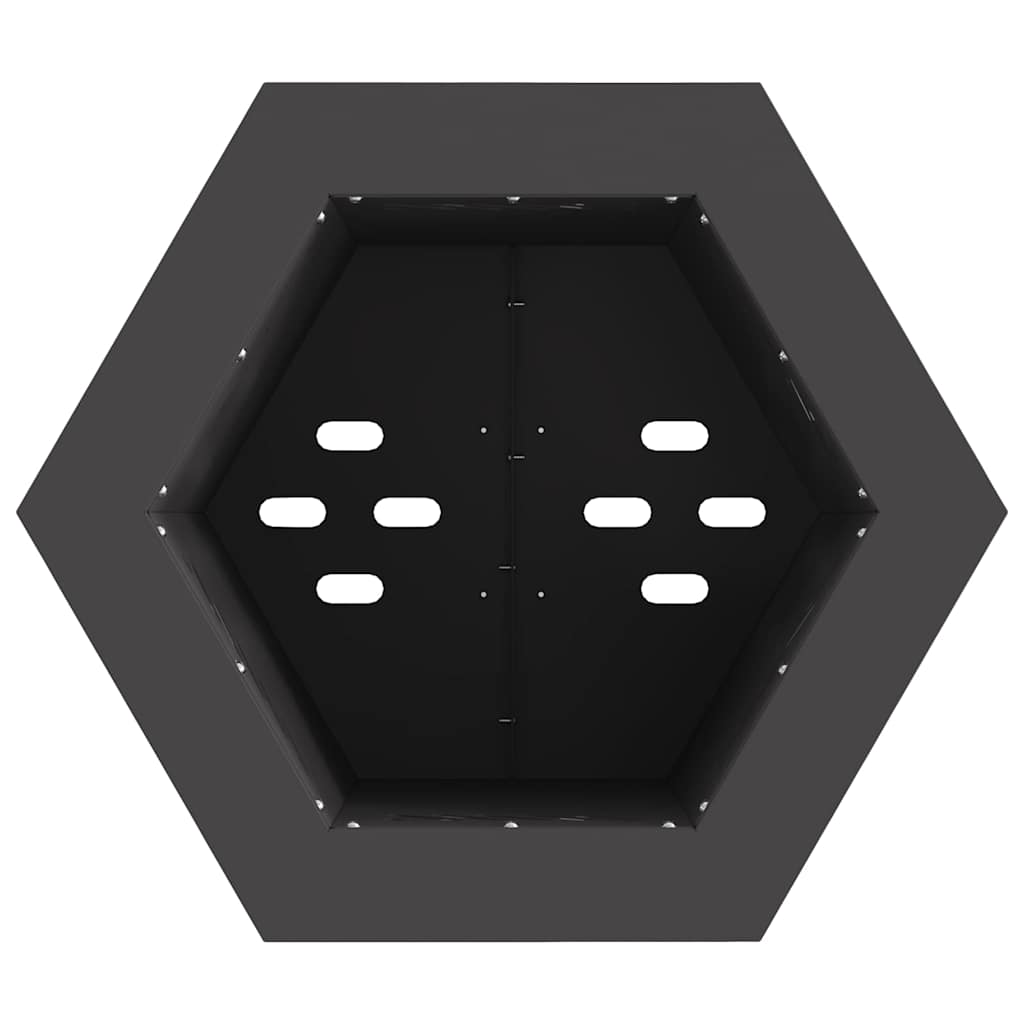 Rookloze Vuurschaal Zwart Staal