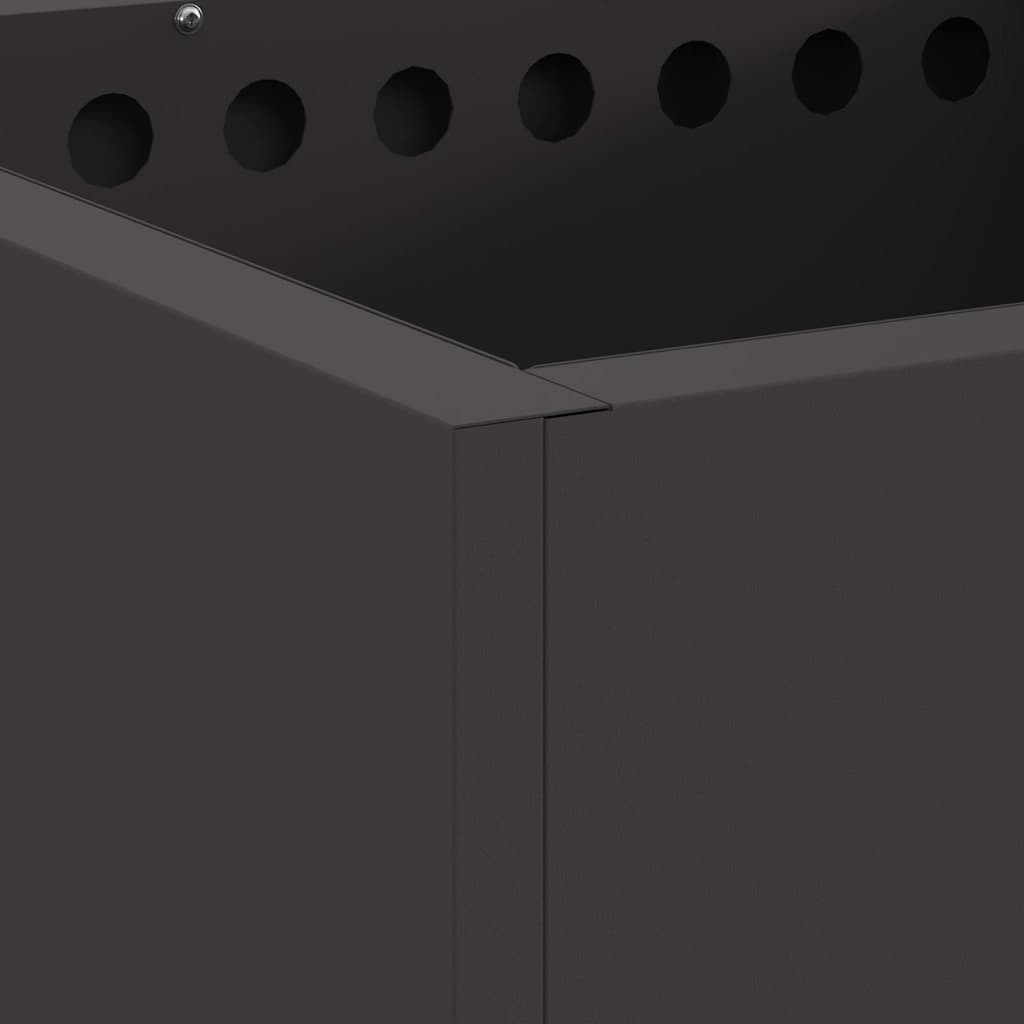 Rookloze Vuurschaal Zwart 48 X 48 X 50 Cm Staal