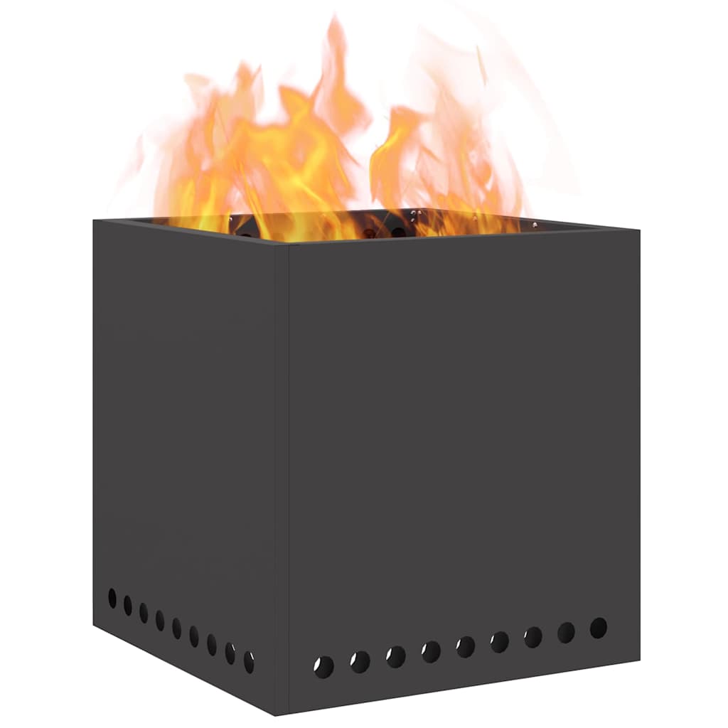 Rookloze Vuurschaal Zwart 48 X 48 X 50 Cm Staal