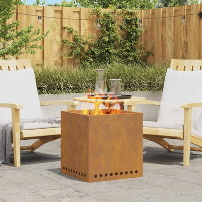 Rookloze Vuurschaal Zwart 48 X 48 X 50 Cm Staal