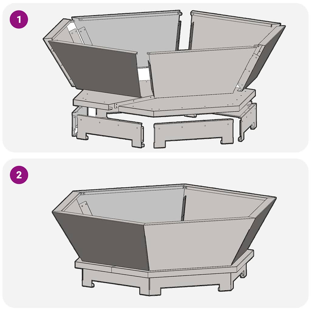 Vuurkorf Zwart Staal