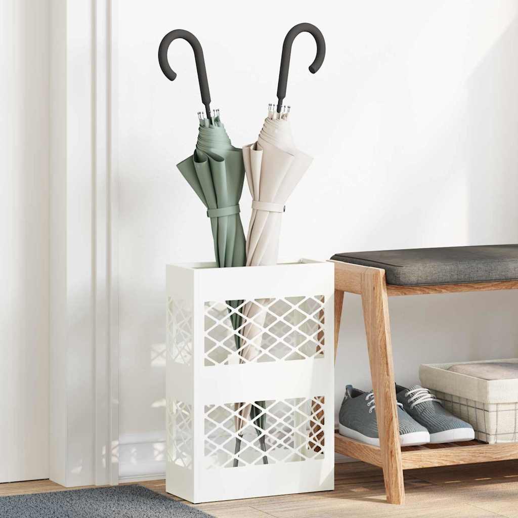 Paraplu Standaard Met Opslag 28 X 12 X 41 Cm Metaal