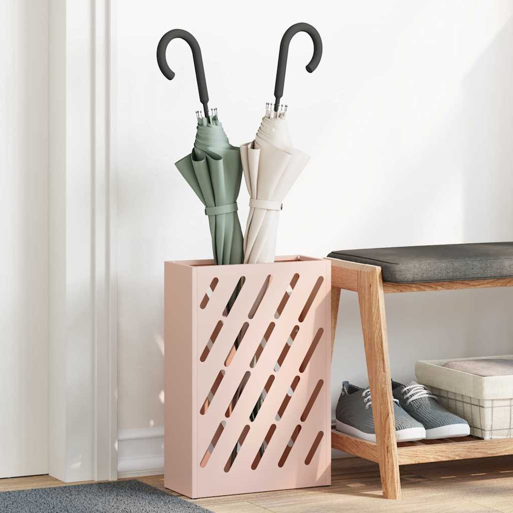 Paraplu Standaard Met Opslag 28 X 12 X 41 Cm Metaal